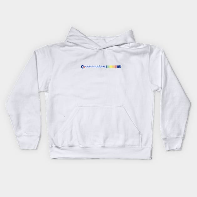 Commodore 16 - Version 1 Kids Hoodie by RetroFitted